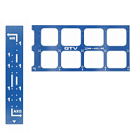 Шаблон для разметки ящиков MODERN BOX и AXIS PRO — купить оптом и в розницу в интернет магазине GTV-Meridian.