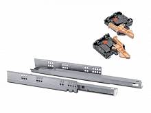 Направляющие MODERN SLIDE L-450 полного выдвижения для деревянных ящиков с доводчиком — купить оптом и в розницу в интернет магазине GTV-Meridian.